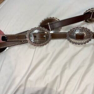 Nocona women’s conch leather belt